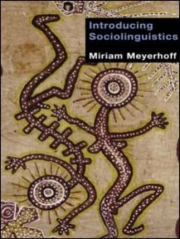 Image of Introducing Sociolinguistics by Miriam Meyerhoff Paperback