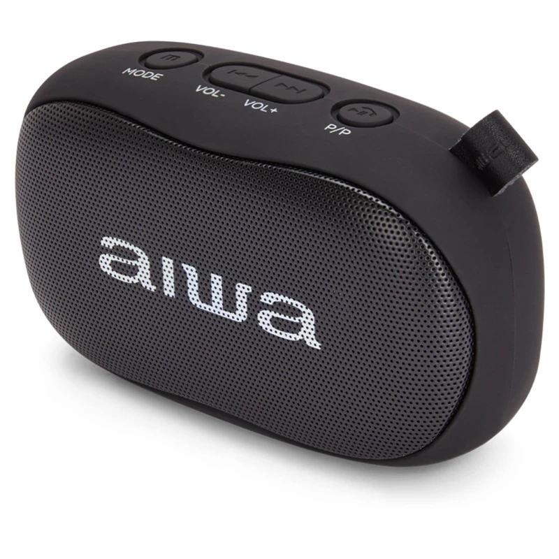 Image of Aiwa BS-110BK Portable Bluetooth Speaker - Black unisex