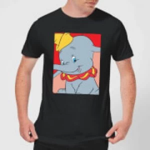 Image of Disney Dumbo Portrait Mens T-Shirt - Black - S