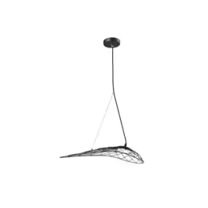 image of Giolou Wire Ceiling Pendant Light LED 10W 3000K Black