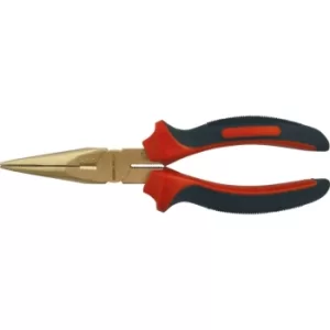 Image of 8" Spark Resistant Long Nose Pliers Be-Cu