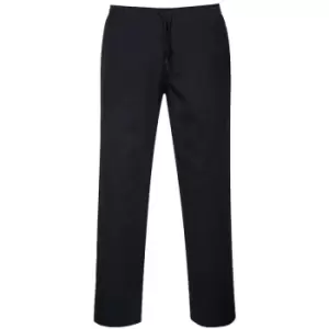 Image of Portwest C070 Drawstring Chef Trousers Black 2XL 29"