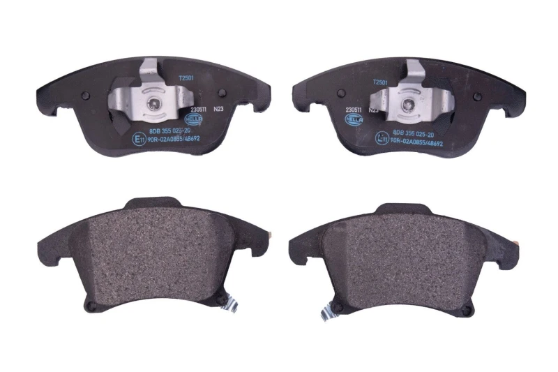 Image of HELLA Brake pad set HELLA 8DB 355 025-201
