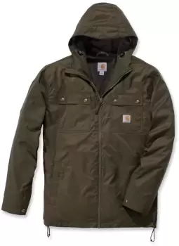 Image of Carhartt Rockford Jacket, green Size M green, Size M
