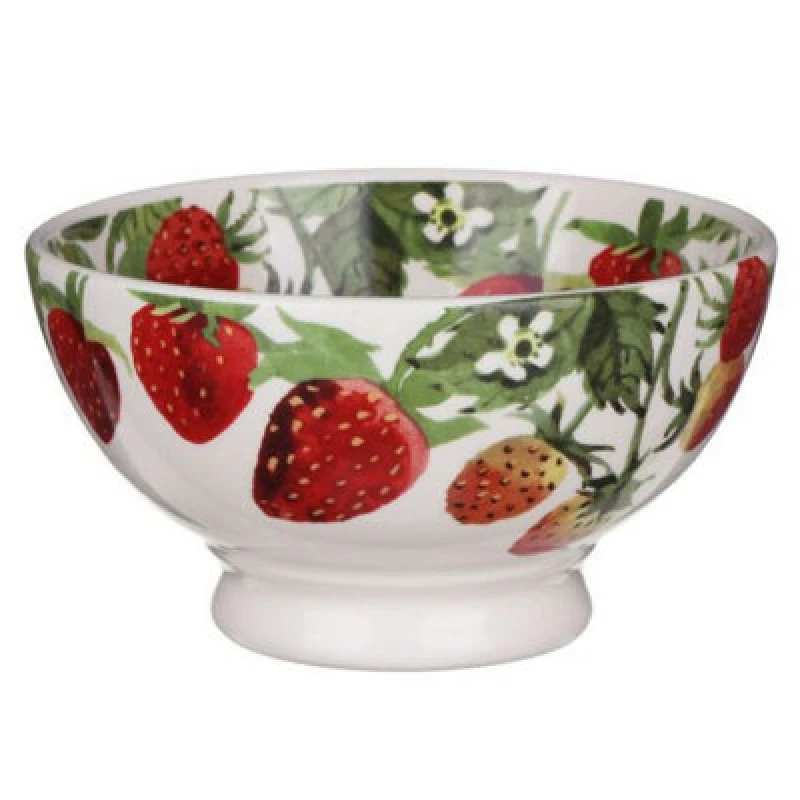 Image of French Bowl: 13.5Cm Emma Bridgewater Strawberries French Bowl, Ceramic