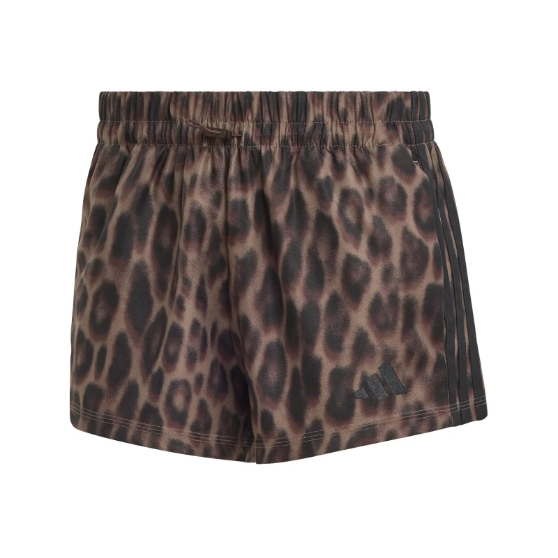 Image of Adidas Womens printed leopard fabric shorts adidas Essentials Multicolore Female L