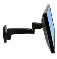 Image of Ergotron 200 Series Wall Mount Arm, 1 Extension 61cm (24") Black