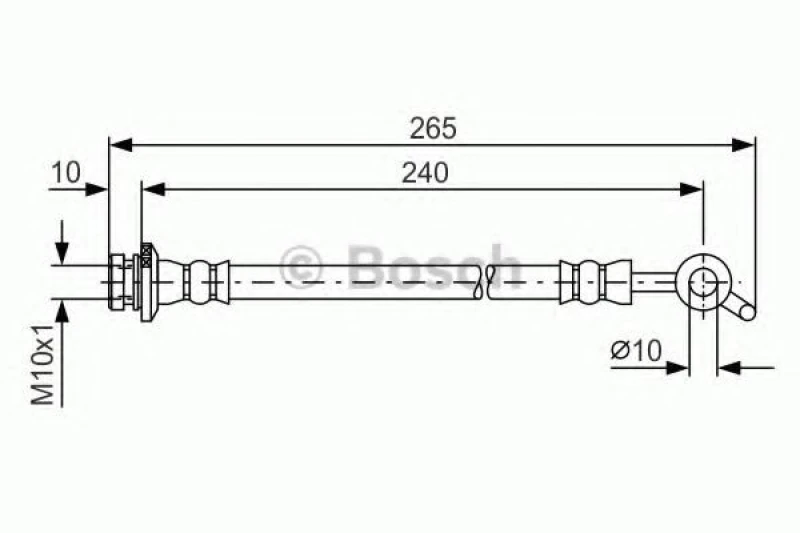 Image of Bosch 1 987 481 571 Brake Hose Brake Hose (83)