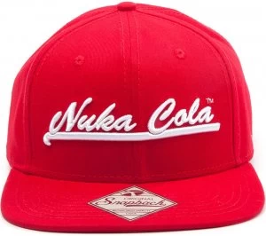 image of Fallout 4 Nuka Cola Snapback Cap - Red