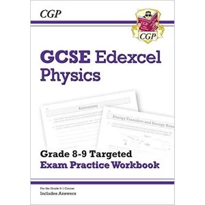Image of New GCSE Physics Edexcel Grade 8-9 Targeted Exam Practice Workbook (includes Answers) Paperback / softback 2018