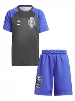 Image of adidas Little Boys Disney Set - Black/Blue, Size 5-6 Years