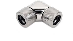 Image of EK Water Blocks EK-AF Angled 90 2F G1/4 - Nickel