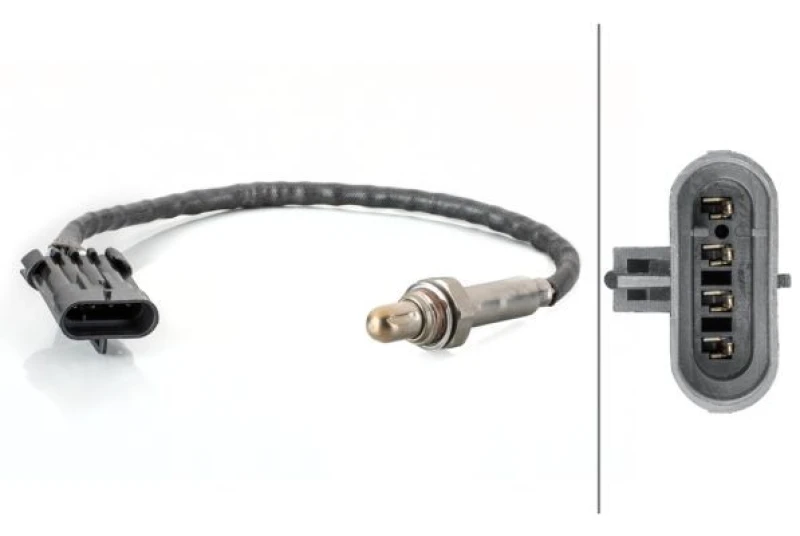 Image of HELLA Lambda sensor HELLA 6PA 358 103-501