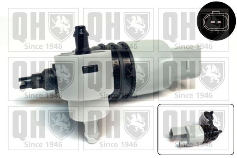 Image of QUINTON HAZELL Windscreen washer pump QUINTON HAZELL QWP080