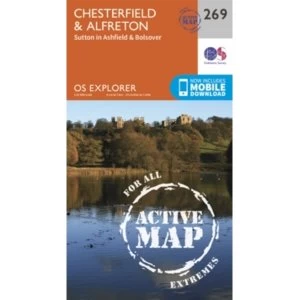 Image of Chesterfield and Alfreton by Ordnance Survey (Sheet map, folded, 2015)