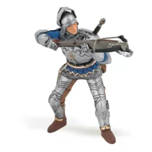 Image of PAPO Fantasy World Blue Crossbowman Toy Figure, Three Years or Above, Silver (39753)
