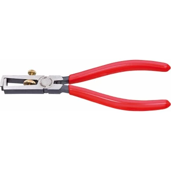 image of Knipex - 11 01 160 Insulation Strippers Plastic Coated Handles 160mm