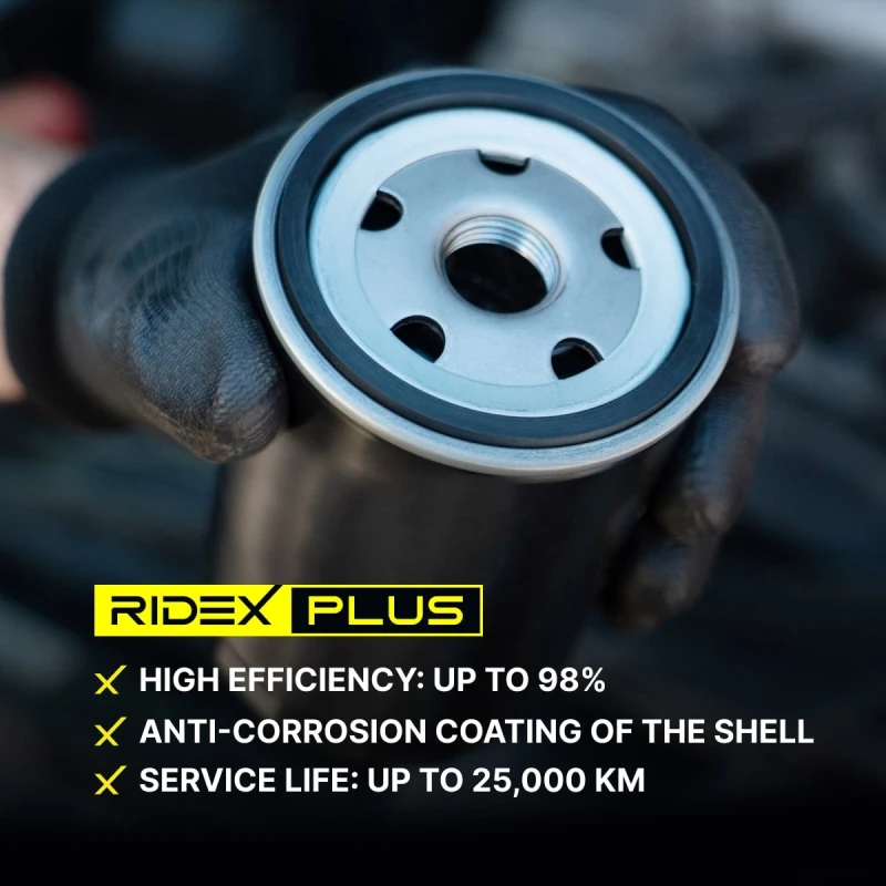 Image of RIDEX PLUS Oil filter RIDEX PLUS 7O0111P
