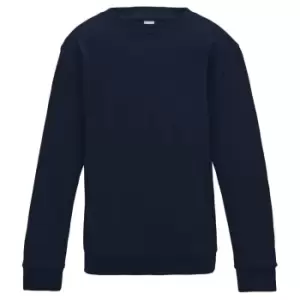 Image of AWDis Just Hoods Childrens/Kids Sweatshirt (1-2 Years) (Oxford Navy)