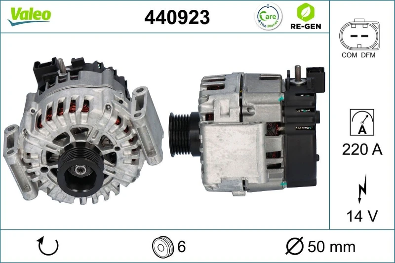 Image of Alternator VALEO 440923