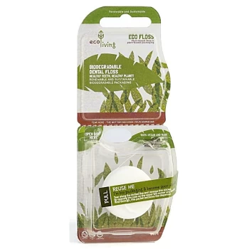 image of Eco Living Floss Plant Based Vegan Dental Floss 50m