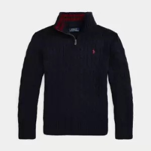 Image of Polo Ralph Lauren Pullover Cable Knit Sweater - 14-16 Years