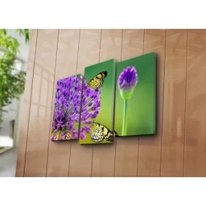 Image of 3PATK-79 Multicolor Decorative Canvas Painting (3 Pieces)