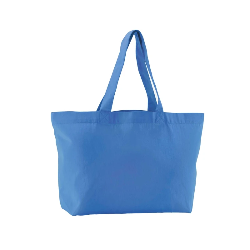 Image of Westford Mill Womens Twill Shopper Bag in Blue Blue Female One Size
