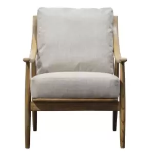 Image of Crossland Grove Nantes Armchair Natural Linen