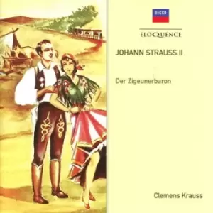 image of Strauss Der Zigeuerbaron by Johann Strauss II CD Album