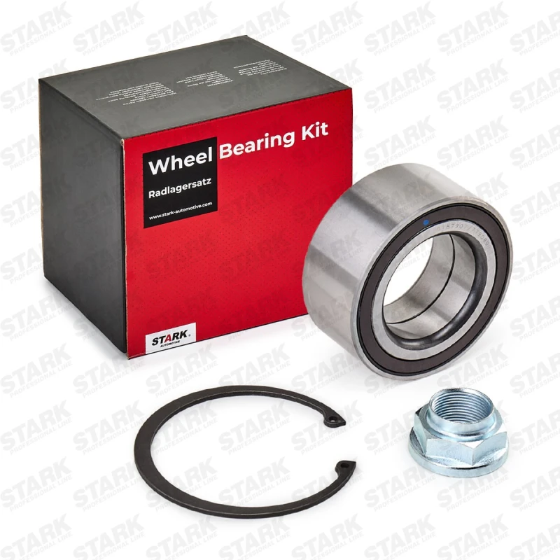 Image of STARK SKWB-0180439 Wheel bearing kit Front axle both sides, with integrated magnetic sensor ring Wheel Bearing Kit (654)
