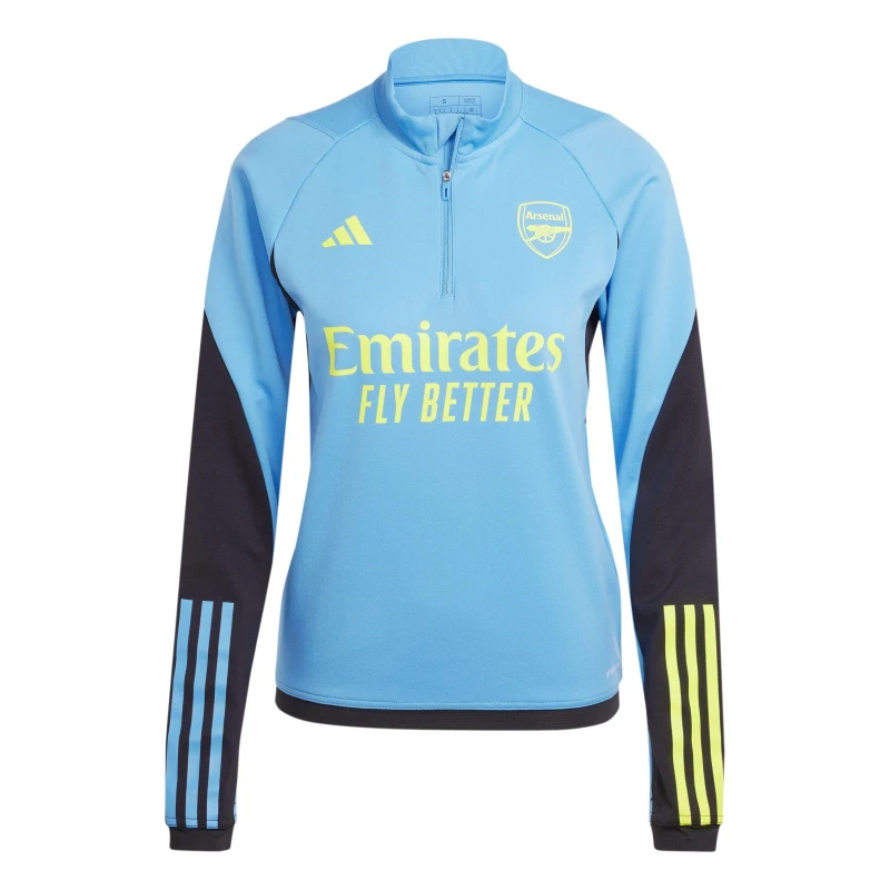 Image of adidas Arensal Tiro 23 Training Top 2023 2024 Womens - Blue Blue 2XS