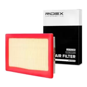 Image of RIDEX Air filter Air Recirculation Filter 8A0512 Engine air filter,Engine filter FIAT,DAIHATSU,PIAGGIO,Panda Schragheck (141_),Uno Schragheck (146_)