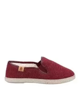 Image of Hush Puppies Cosy Slipper - Red, Size 4, Women