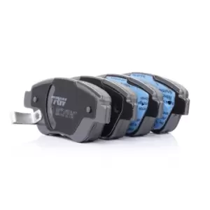 Image of TRW Brake pad set OPEL,FIAT,VAUXHALL GDB1700 0000071772818,0000077363942,0000077363974 71770082,77364477,77364517,77364919,1605153,1605184,1605226