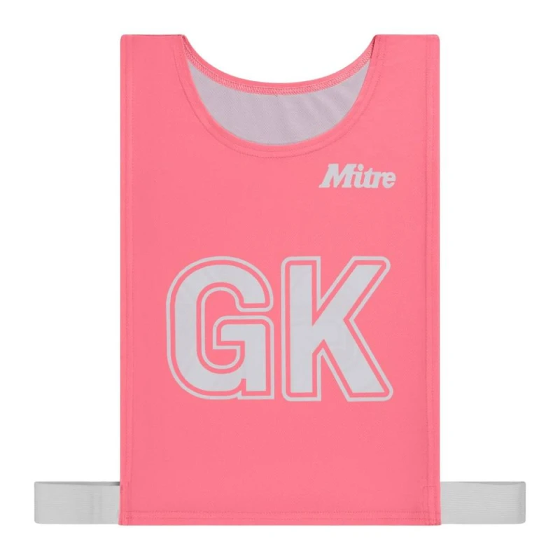 Image of Mitre Unisex Adult Training Bib (Pack Of 7) Fluorescent Pink (M)