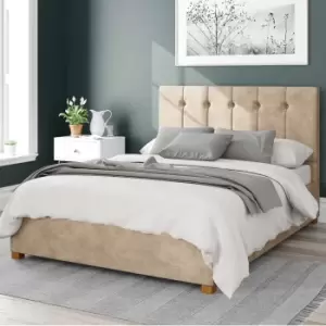 Image of Hepburn Kimyo Linen Ottoman Bed Frame Beige