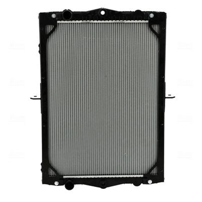 Image of NISSENS 606772 Engine radiator Aluminium, Brazed cooling fins, with frame, with gaskets/seals Radiator,engine cooling (470)