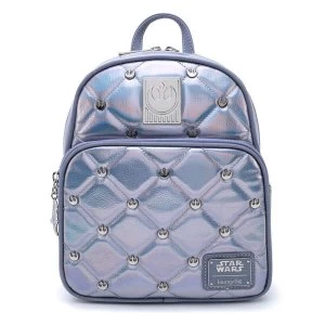 Image of Loungefly Star Wars Hoth Empire 40th Iridescent Mini Backpack