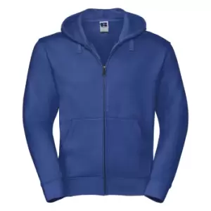 Image of Russell Mens Authentic Full Zip Hooded Sweatshirt / Hoodie (3XL) (Bright Royal)