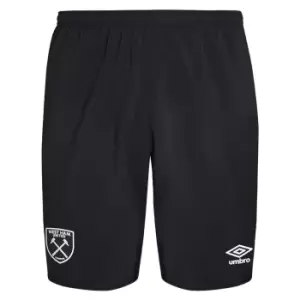 image of 2022-2023 West Ham Long Woven Short (U) - Black