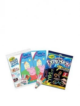 image of Crayola Crayola Colour Explosion & Peppa Pig Bundle