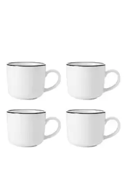 image of Mikasa Mk Limestone Mugs 4Pc