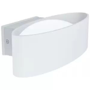 image of Chinoa LED Outdoor Up Down Wall Light White IP54 - Eglo