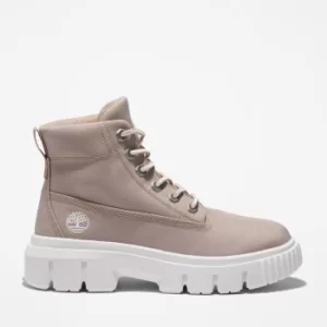 Image of Timberland Greyfield Canvas Boot For Her In Beige Light Beige, Size 3.5