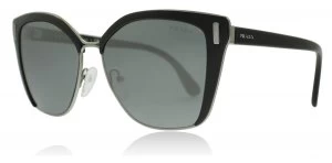 image of Prada PR56TS Sunglasses Black/Gunmetal 1AB5L0 57mm