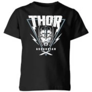 image of Marvel Thor Ragnarok Asgardian Triangle Kids T-Shirt - Black - 11-12 Years