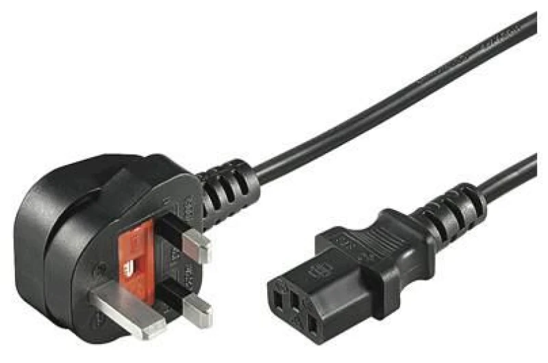 Image of Microconnect PE090430 power cable Black 5m BS 1363 C13 coupler