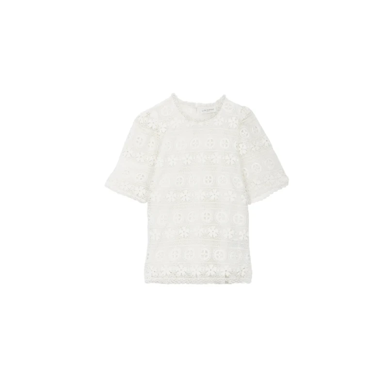 Image of La Petite Etoile Womens blouse La Petite Etoile Tilie Blanc Female L