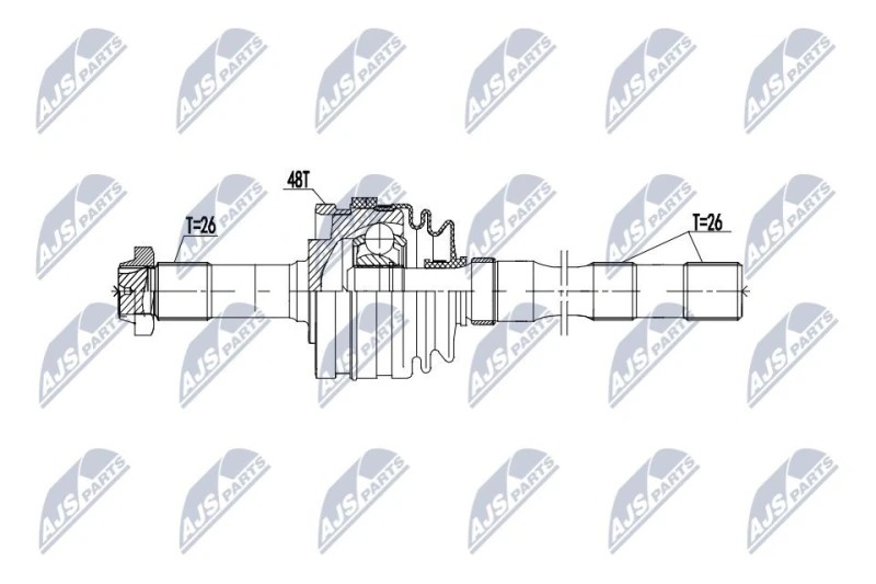 Image of NTY Drive shaft NTY NPW-ME-202